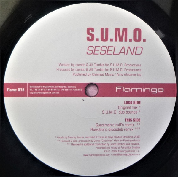 S.U.M.O. - Seseland | Flamingo Discos (Flame 015) - 3 S.U.M.O. - Seseland | Flamingo Discos (Flame 015) - 3