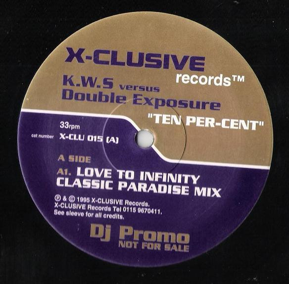 K.W.S. Versus Double Exposure - Ten Per-Cent | X-Clusive Records (X-CLU 015) - 3