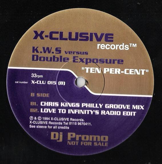 K.W.S. Versus Double Exposure - Ten Per-Cent | X-Clusive Records (X-CLU 015) - 4
