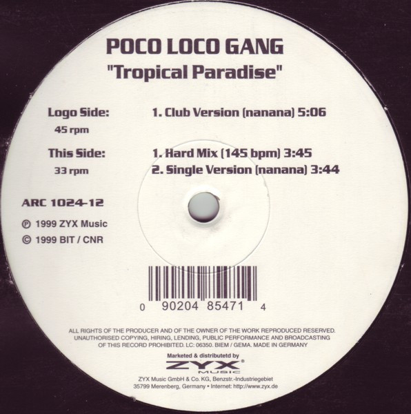 Poco Loco Gang - Tropical Paradise | Arcade (ARC 1024-12) - main Poco Loco Gang - Tropical Paradise | Arcade (ARC 1024-12) - main