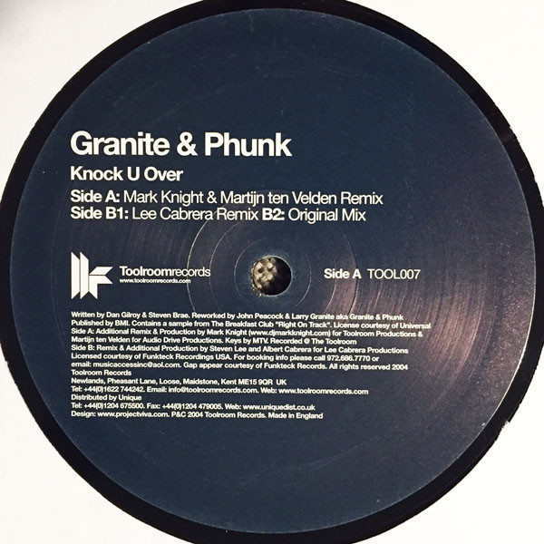 Granite & Phunk - Knock U Over | Toolroom Records (TOOL007) - 4