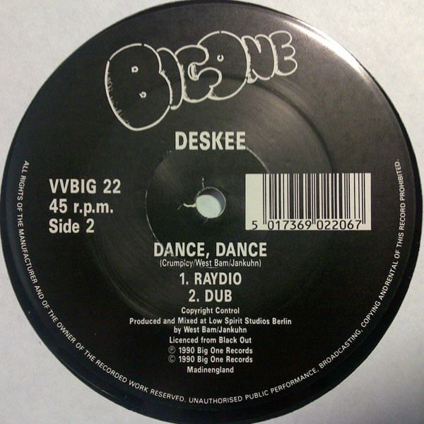 Deskee - Dance, Dance | Big One Records (VVBIG 22) - 4