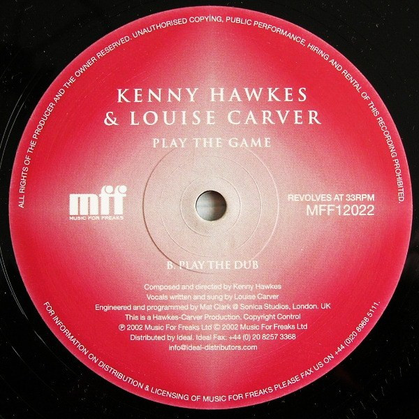 Kenny Hawkes & Louise Carver - Play The Game | Music For Freaks (MFF12022) - 4