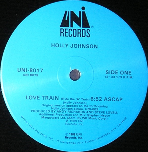 Holly Johnson - Love Train | UNI Records (UNI-8017) - 3 Holly Johnson - Love Train | UNI Records (UNI-8017) - 3