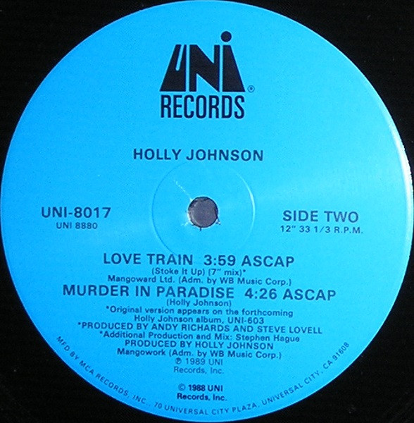 Holly Johnson - Love Train | UNI Records (UNI-8017) - 4 Holly Johnson - Love Train | UNI Records (UNI-8017) - 4