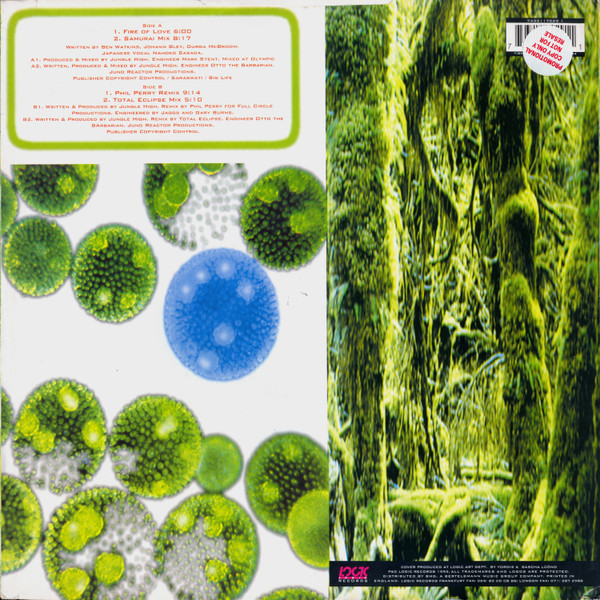 Jungle High With Blue Pearl - Fire Of Love | Logic Records (LOC 112) - 2 Jungle High With Blue Pearl - Fire Of Love | Logic Records (LOC 112) - 2