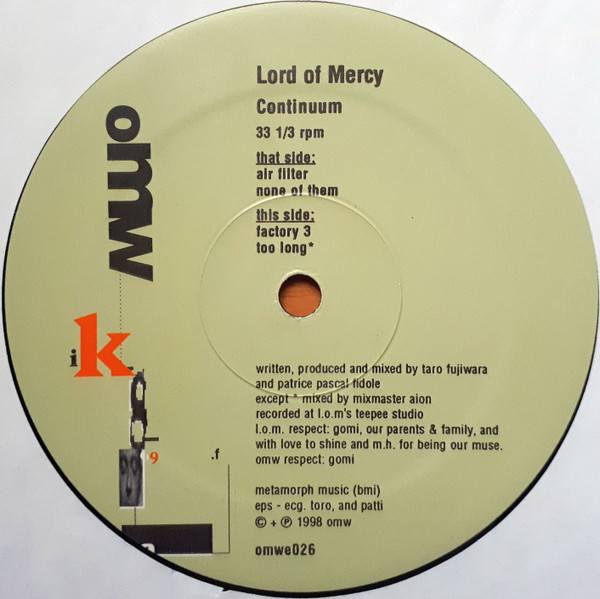 Lord Of Mercy - Continuum | OMW (Oxygen Music Works) (omwe026) - 2