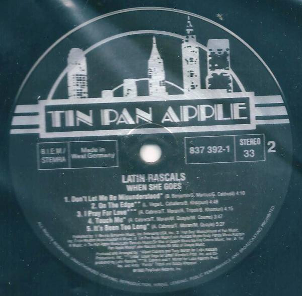 Latin Rascals - When She Goes | Tin Pan Apple (837 392-1) - 3 Latin Rascals - When She Goes | Tin Pan Apple (837 392-1) - 3