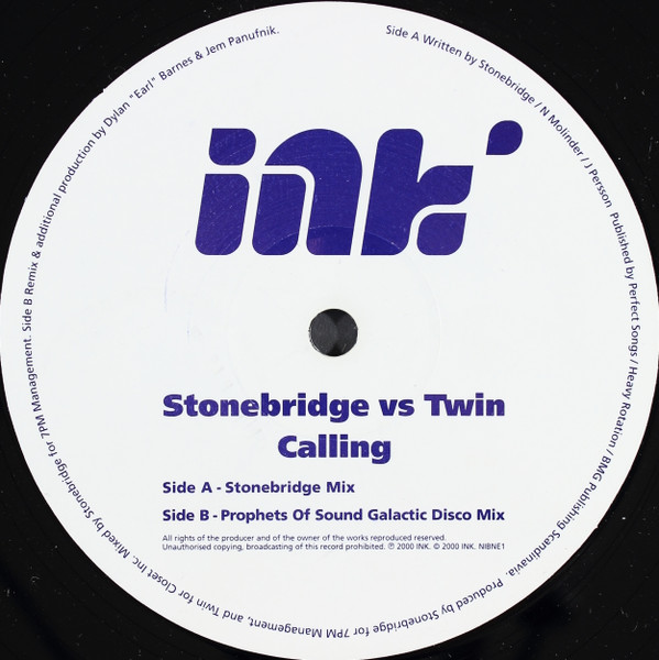 StoneBridge - Calling | Ink Records (NIBNE1)