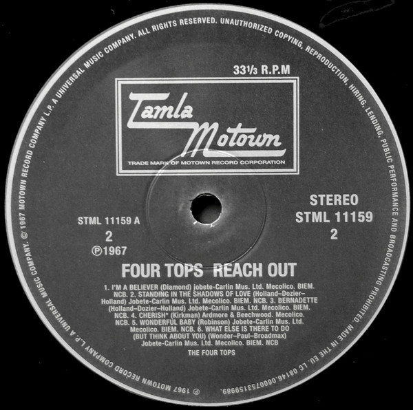 Four Tops Reach Out