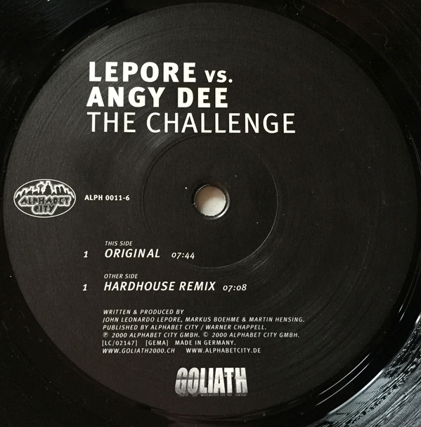 Lepore Vs. Angy Dee - The Challenge | Alphabet City (ALPH 0011-6) - 2