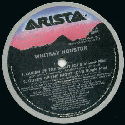Whitney Houston - Queen Of The Night | Arista (74321 169301) - 2 Whitney Houston - Queen Of The Night | Arista (74321 169301) - 2