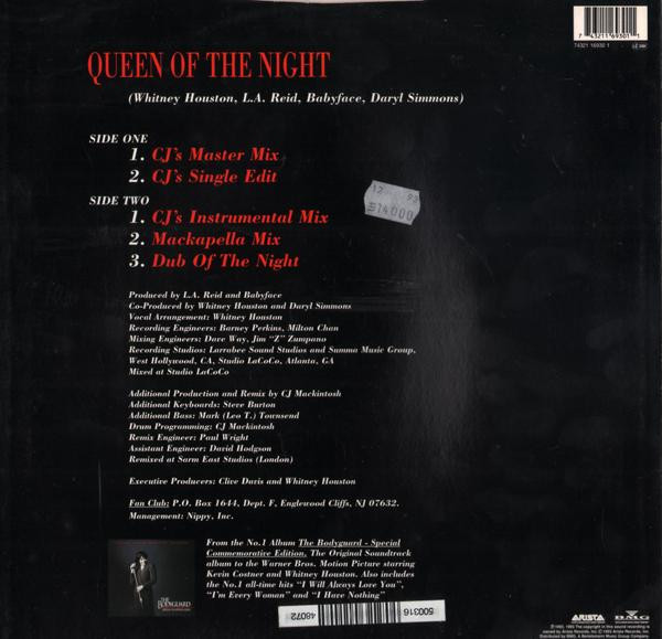 Whitney Houston - Queen Of The Night | Arista (74321 169301) - 4 Whitney Houston - Queen Of The Night | Arista (74321 169301) - 4