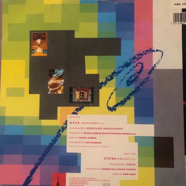 Well Red - M.F.S.B. | Virgin (VINX 212) - 2