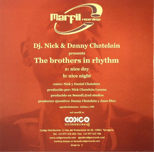 Nick & Danny Chatelain - The Brothers In Rhythm | Marfil Recordings Spain (MARFIL 001) - 2 Nick & Danny Chatelain - The Brothers In Rhythm | Marfil Recordings Spain (MARFIL 001) - 2