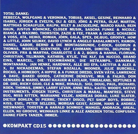 Michael Mayer - Immer | Kompakt (KOMPAKT CD 15) - 3