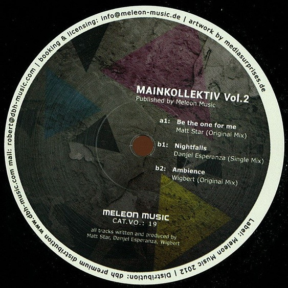 Matt Star / Danjel Esperanza / Wigbert - Mainkollektiv Vol. 2 | Meleon Music (Meleon 019)