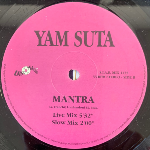 Yam Suta - Mantra | Discomagic Records (MIX 1135) - 4 Yam Suta - Mantra | Discomagic Records (MIX 1135) - 4