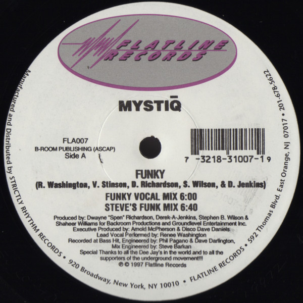 Mystiq - Funky | Flatline Records (FLA007) - main Mystiq - Funky | Flatline Records (FLA007) - main