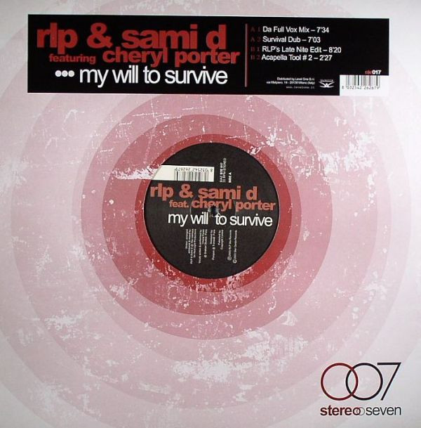 RLP & Sami D , Cheryl Porter - My Will To Survive | StereoSeven (STE017) - main