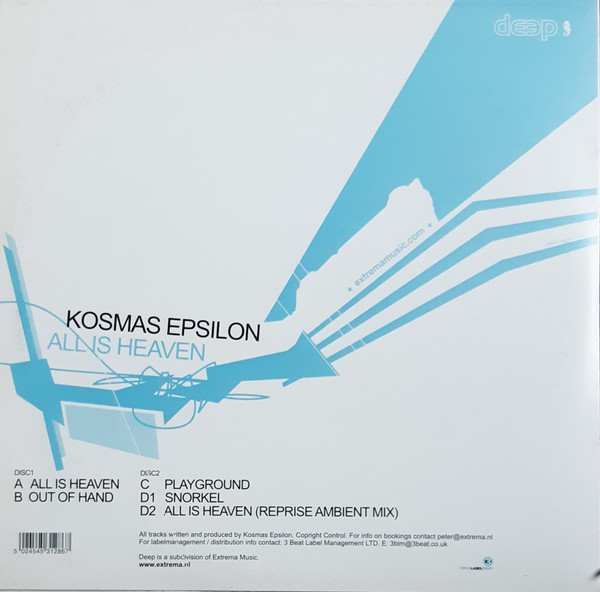 Kosmas Epsilon - All Is Heaven | Deep Records (DEEP022) - 2