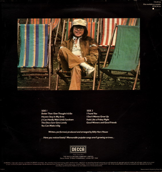 Bill House - Dancing With A Smile | Decca (TXS-R 136) - 2