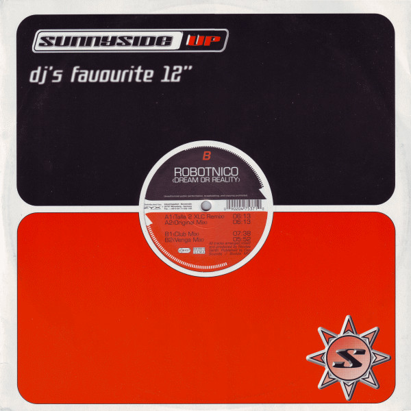 Robotnico - Dream Or Reality | Sunnyside Up (SUN 0035-12) - main