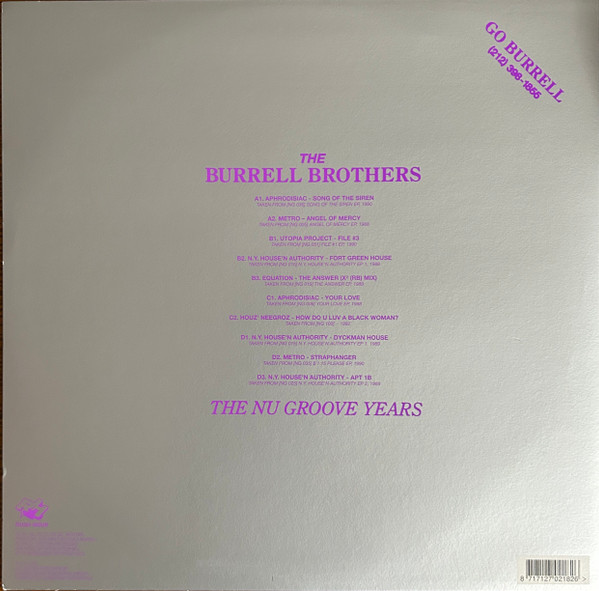 The Burrell Brothers - The Nu Groove Years Part 2 1988-1992 | Rush Hour (RH 117-2 LP) - 2 The Burrell Brothers - The Nu Groove Years Part 2 1988-1992 | Rush Hour (RH 117-2 LP) - 2