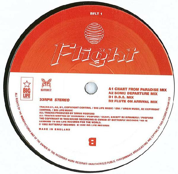 Flight Featuring MC Kinky - Flight | Butterfly Records (BFLT 1) - 3 Flight Featuring MC Kinky - Flight | Butterfly Records (BFLT 1) - 3