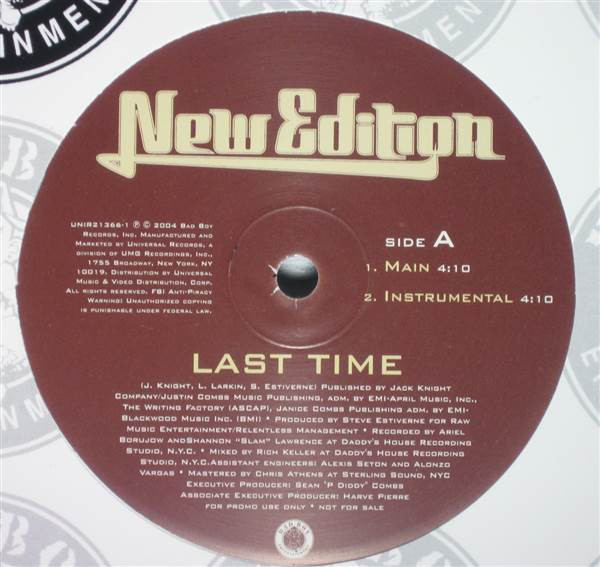 New Edition - Last Time | Bad Boy Entertainment (UNIR21366-1) - main New Edition - Last Time | Bad Boy Entertainment (UNIR21366-1) - main