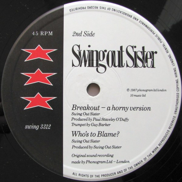 Swing Out Sister - Surrender | Mercury (swing 3312) - 4 Swing Out Sister - Surrender | Mercury (swing 3312) - 4