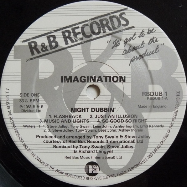 Imagination - Night Dubbing | R & B Records (RBDUB 1) - 3