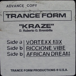 Trance Form - Kraze | 909 Rhythm Records (909-003) - 3