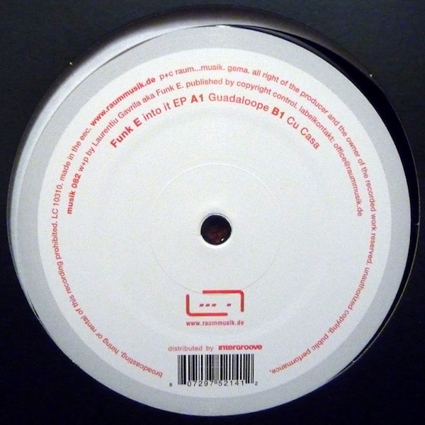 Funk E - Into It EP | Raum...musik (musik 082) - main Funk E - Into It EP | Raum...musik (musik 082) - main
