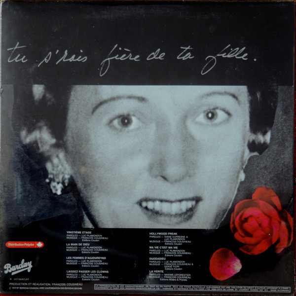 Diane Dufresne - Maman Si Tu M'Voyais | Barclay (80270) - 2