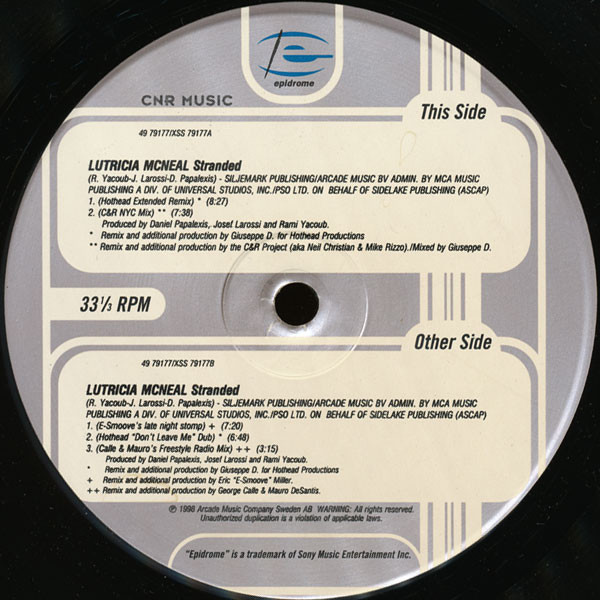 Lutricia McNeal - Stranded | Epidrome (49 79177-S1) - main Lutricia McNeal - Stranded | Epidrome (49 79177-S1) - main