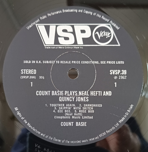 Count Basie Plays Neal Hefti And Quincy Jones
