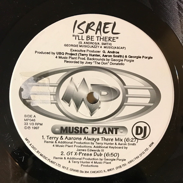 Israel - I'll Be There | Music Plant (MP046) - main