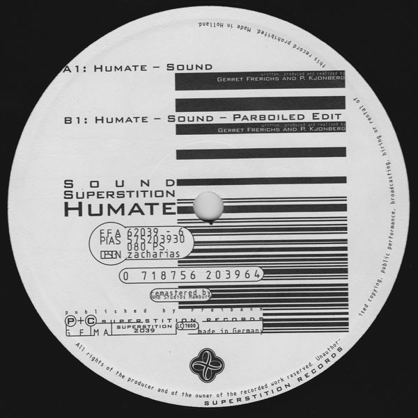 Humate - Sound | Superstition (Superstition 2039) - 3 Humate - Sound | Superstition (Superstition 2039) - 3