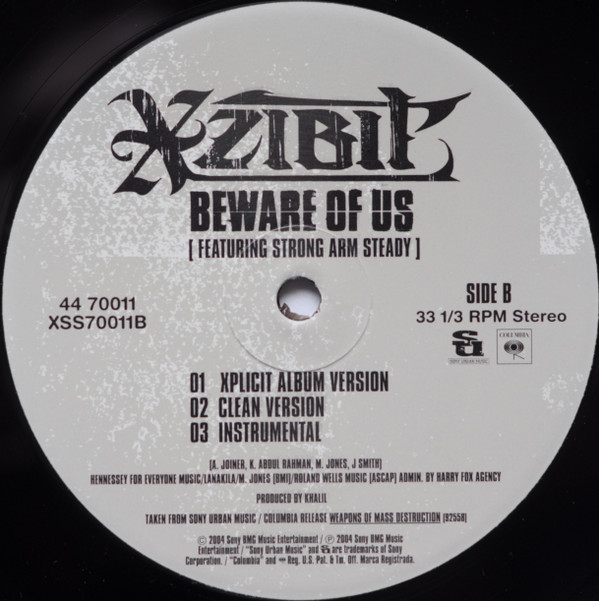 Xzibit - Hey Now (Mean Muggin) | Sony Urban Music (44 70011) - 4