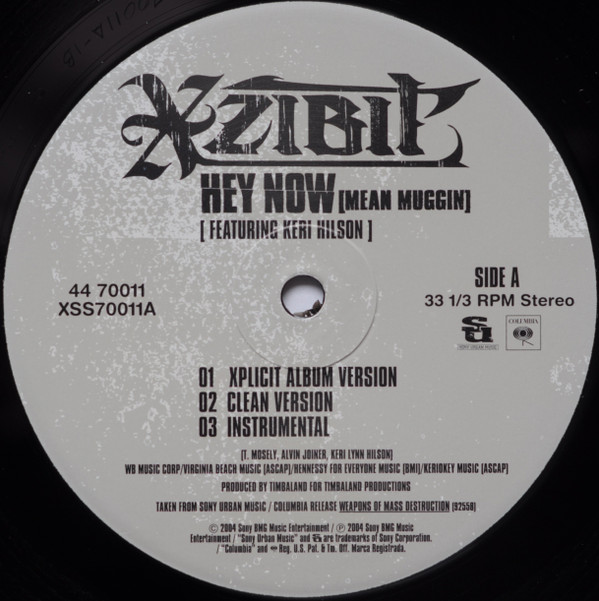 Xzibit - Hey Now (Mean Muggin) | Sony Urban Music (44 70011) - 3