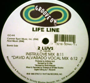 Life Line - 2 Luvs | Groove On (GO-44) - main
