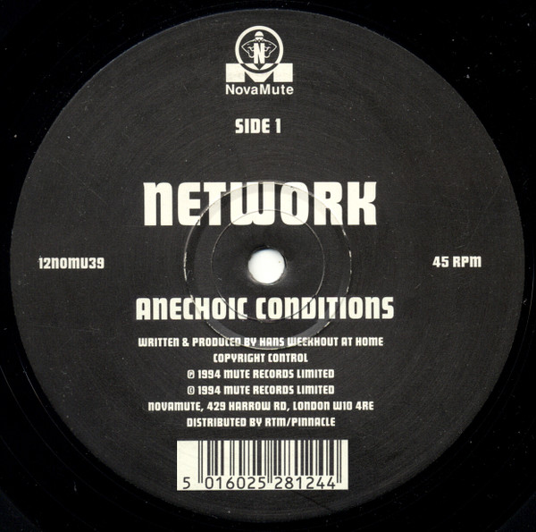 Network - Anechoic Conditions / I Think I Love You | NovaMute (12NOMU39) - main