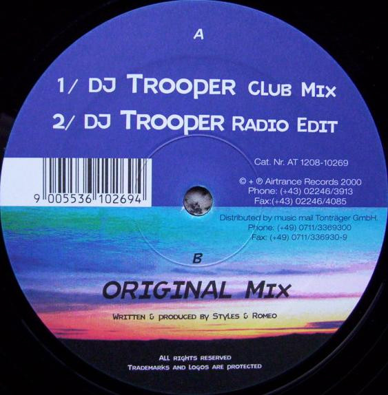Styles & Romeo - Summer 2000 | Airtrance Records (AT 1208-10269) - 2