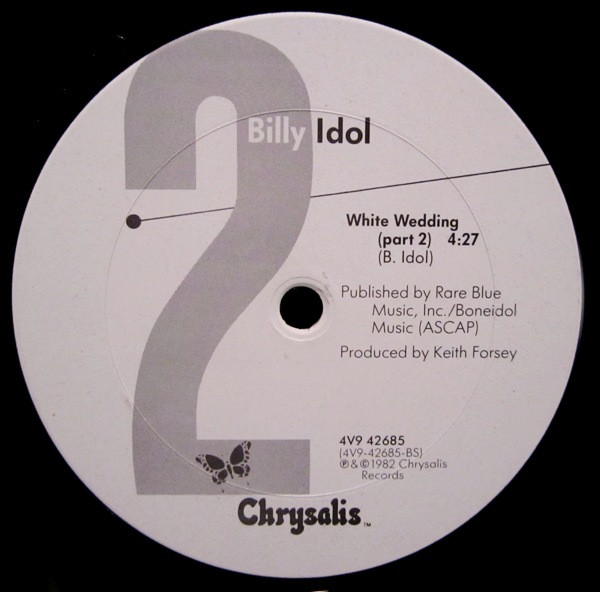 Billy Idol - White Wedding | Chrysalis (4V9 42685) - 4