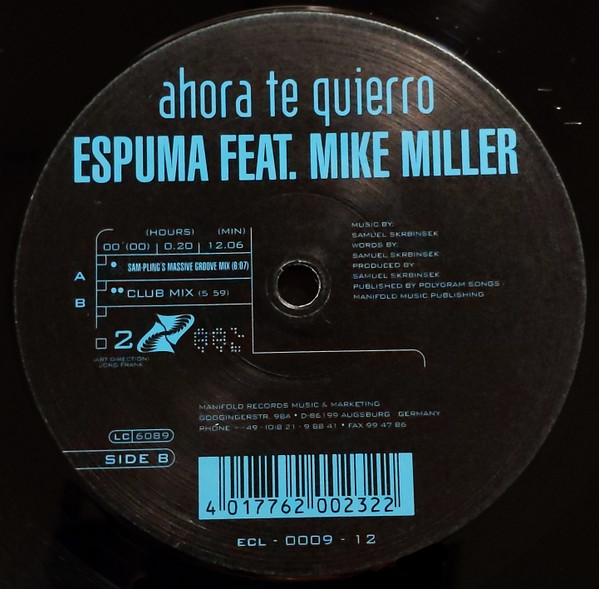 Espuma Feat. Mike Miller - Ahora Te Quierro | Eclipse Tunes (ECL 0009-12)