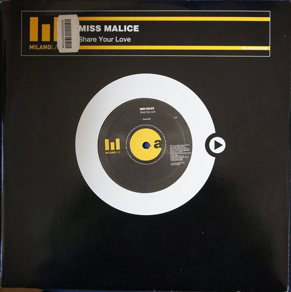 Miss Malice - Share Your Love | Milano Lab (MILANOLAB 038) - main