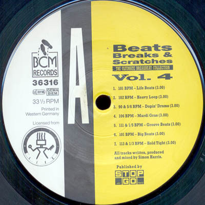 Simon Harris - Beats, Breaks & Scratches Volume 4 | BCM Records (BCM 36316) - 3 Simon Harris - Beats, Breaks & Scratches Volume 4 | BCM Records (BCM 36316) - 3