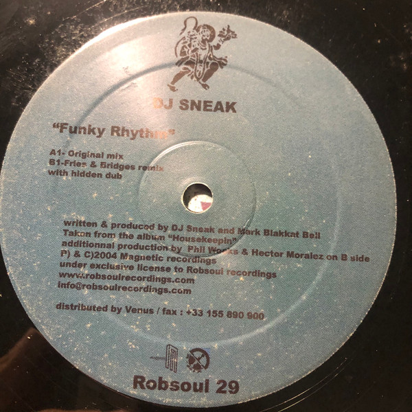DJ Sneak - Funky Rhythm | Robsoul Recordings (RB29) - 3 DJ Sneak - Funky Rhythm | Robsoul Recordings (RB29) - 3