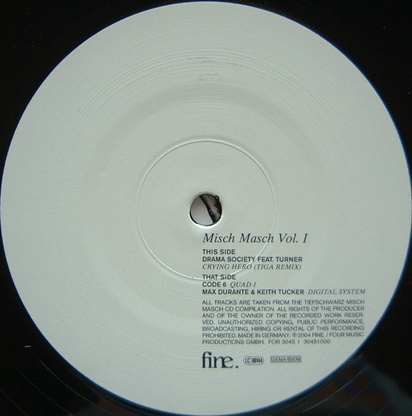 Tiefschwarz - Misch Masch Vol. I | Four Music (FOR 3045 1) - 3 Tiefschwarz - Misch Masch Vol. I | Four Music (FOR 3045 1) - 3